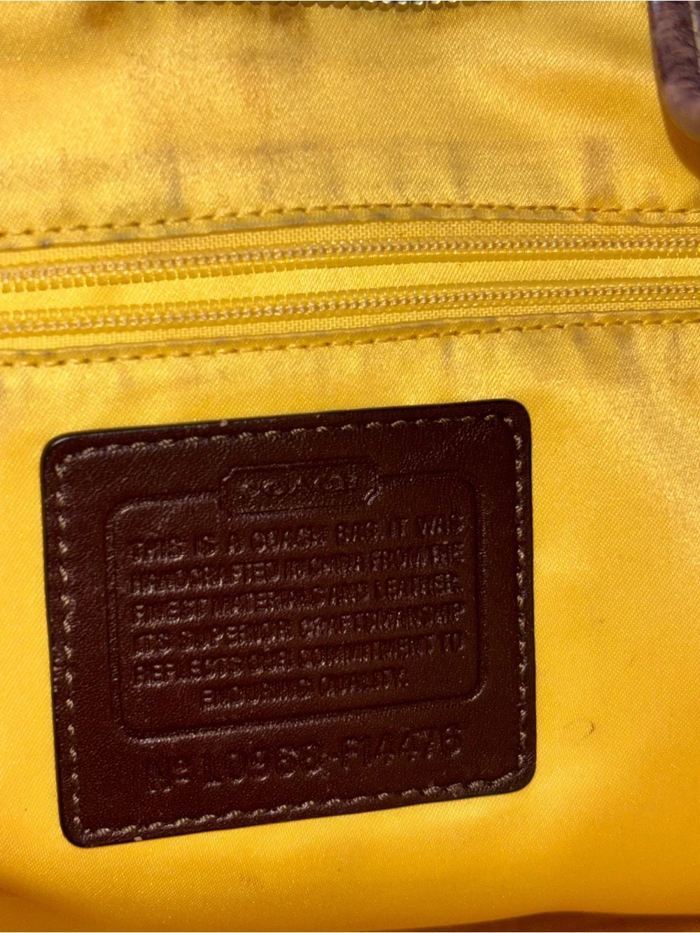 Coach Brown Signature Canvas Hobo with Cream and Dark Brown Stripe